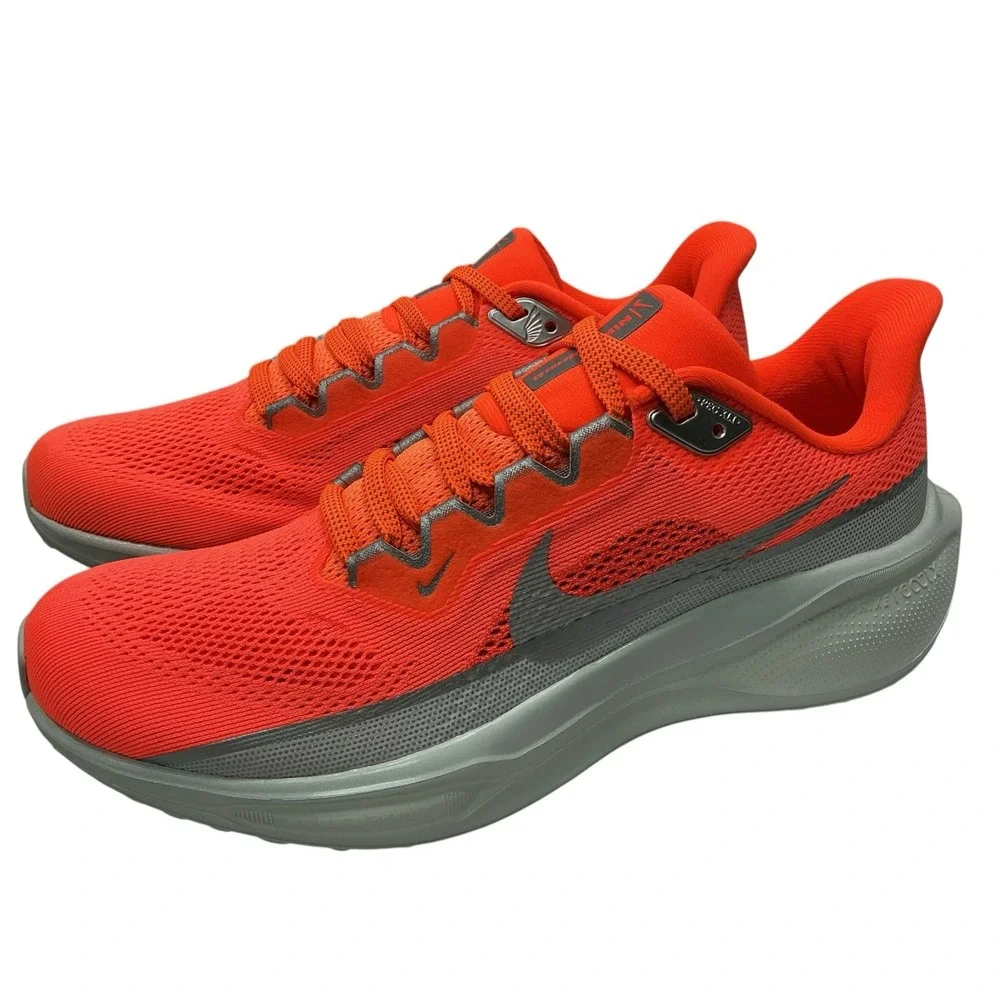 Nike Air Zoom Pegasus 41 Premium ReactX Orange/Silver FZ1626-800 Women's Size 8